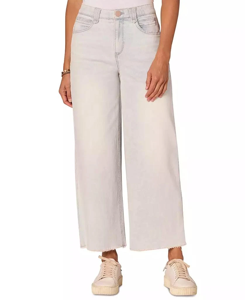Democracy Petite "Ab"solution Skyrise Wide-Leg Boyfriend Jeans 1