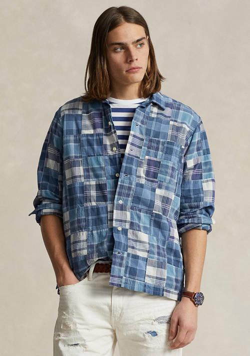 Ralph Lauren Ralph Lauren Classic Fit Patchwork Madras Camp Shirt