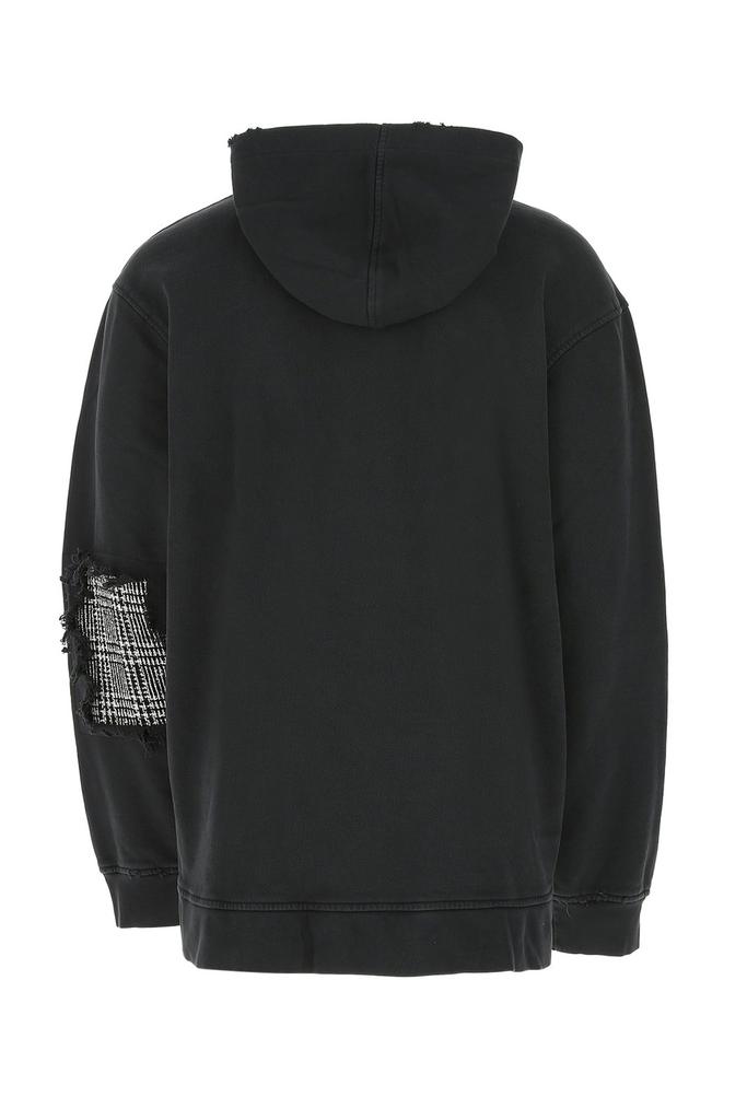 Alchemist Alchemist Vintage-Effect Logo Distressed Hoodie
