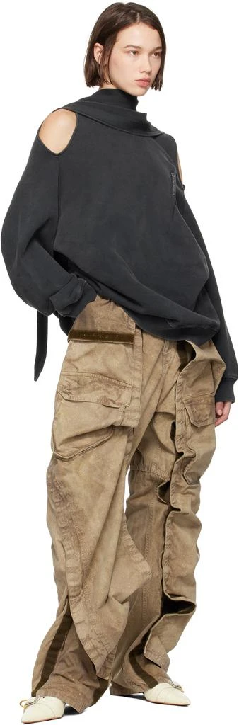 Y/Project Khaki Velcro Cargo Pants 4