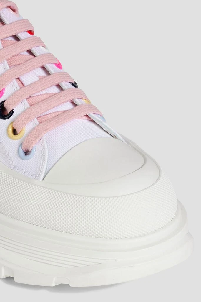 Alexander McQueen Tread Slick canvas sneakers 4