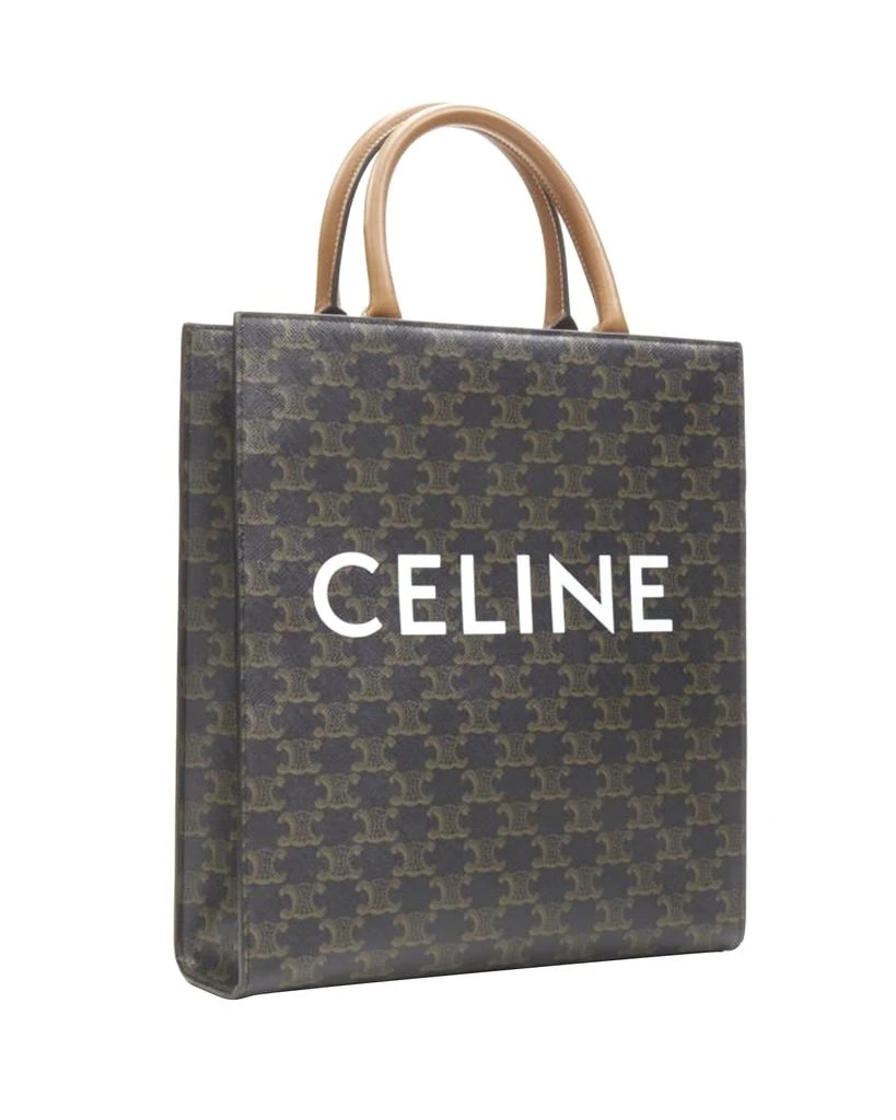 Celine CELINE Hedi Slimane Triomphe Canvas brown monogram Vertical Cabas tote bag 3