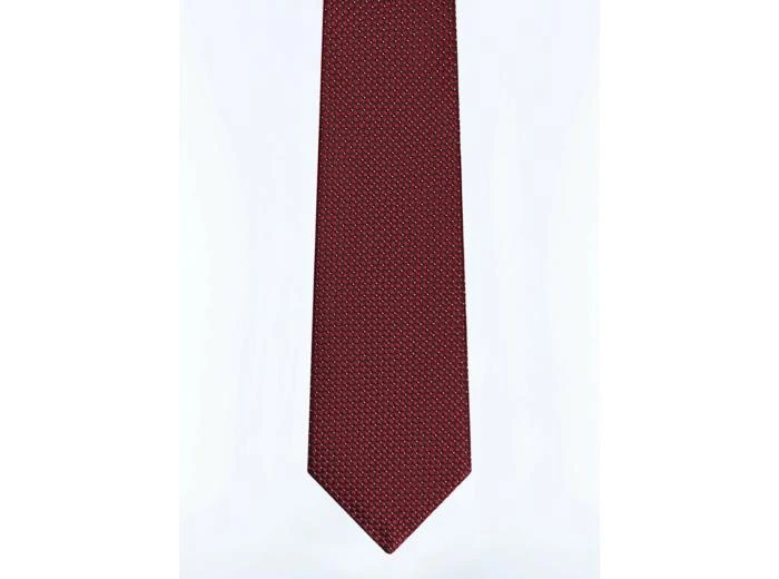 Fursac Cravate en jacquard de soie à pois