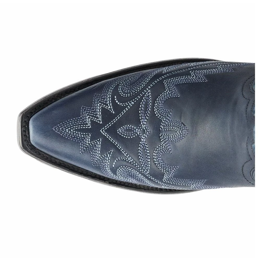 LANE Lexington Embroidered Snip Toe Cowboy Boots 4