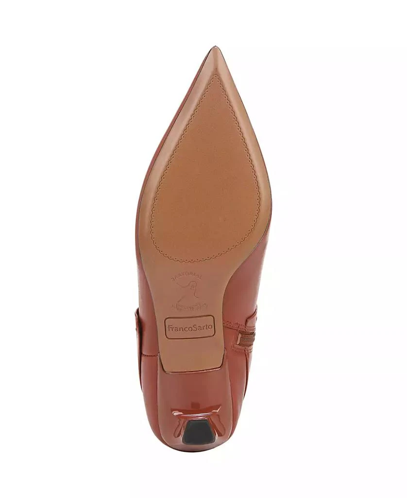 Franco Sarto Women's Martin Kitten Heel Pointed Toe Knee High Dress Boots 5