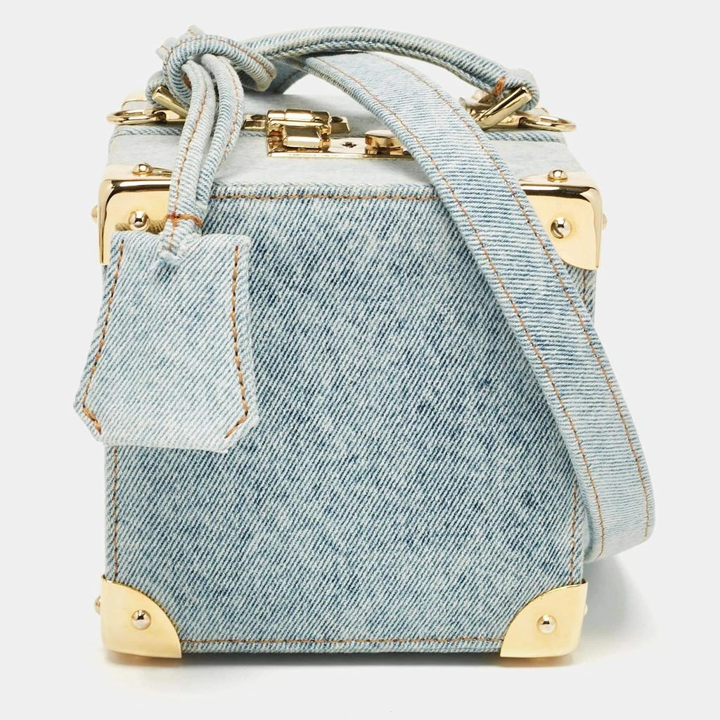 Natasha Zinko Natasha Zinko Blue Denim Box Crossbody Bag 1