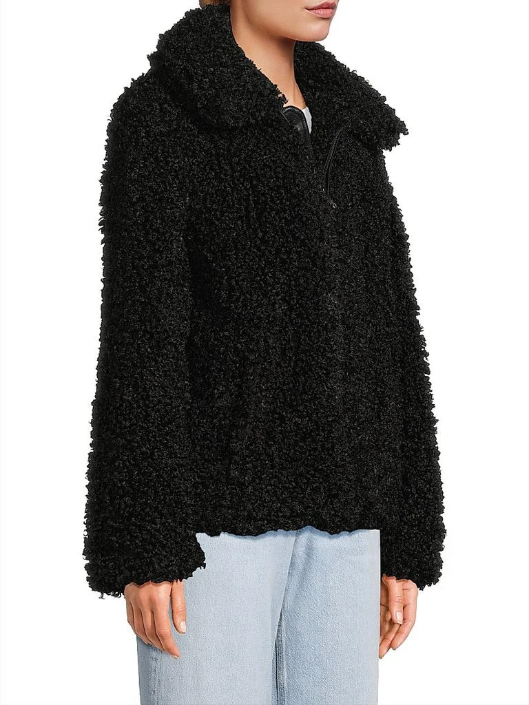 Sam Edelman Faux-Shearling Zip-Front Jacket 4