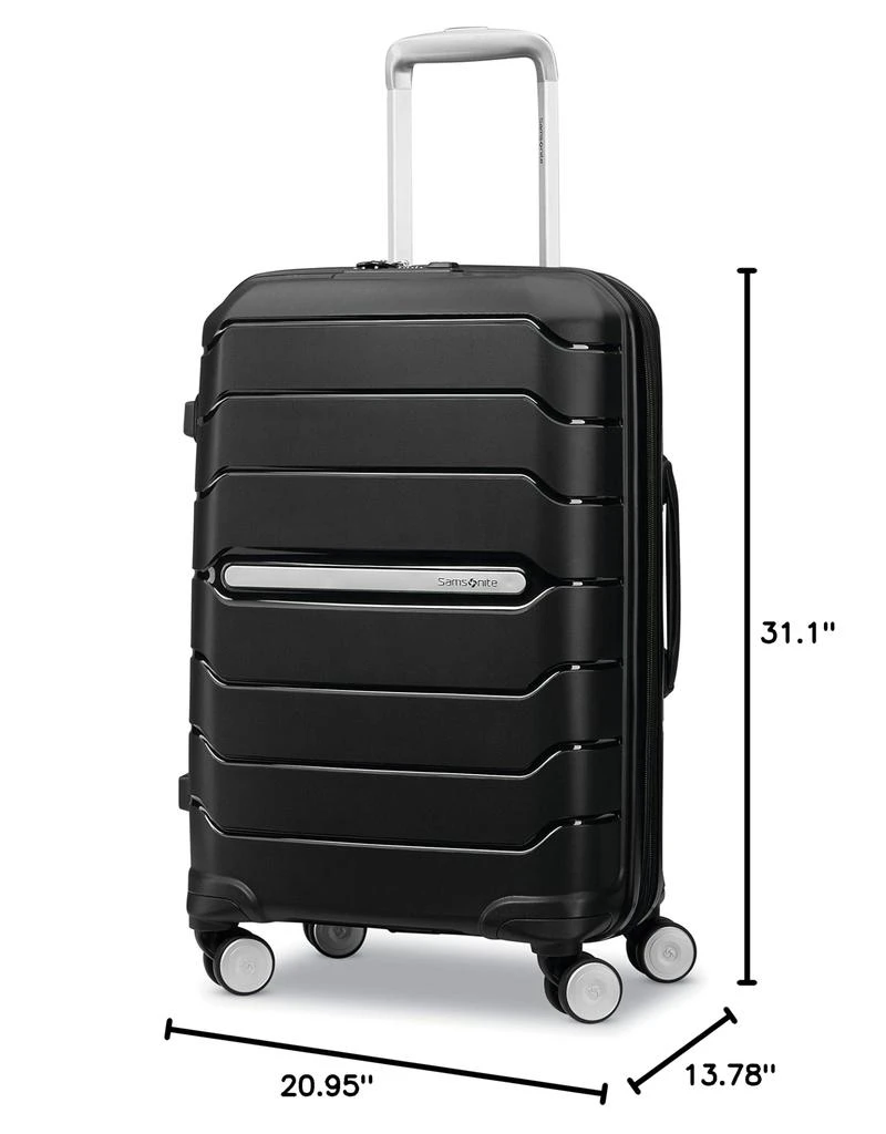 Samsonite Samsonite Freeform Large Checked Luggage with Dual 360° Spinner Wheels - TSA Lock, Airline-Approved - Lightweight Durable Polypropylene Expandable Hardshell - Black 5