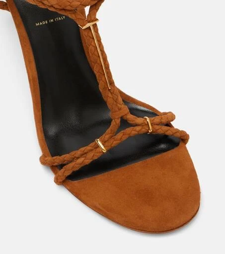 Tom Ford 85 woven suede sandals 5