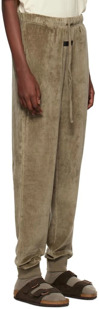 Essentials Brown Drawstring Lounge Pants 2