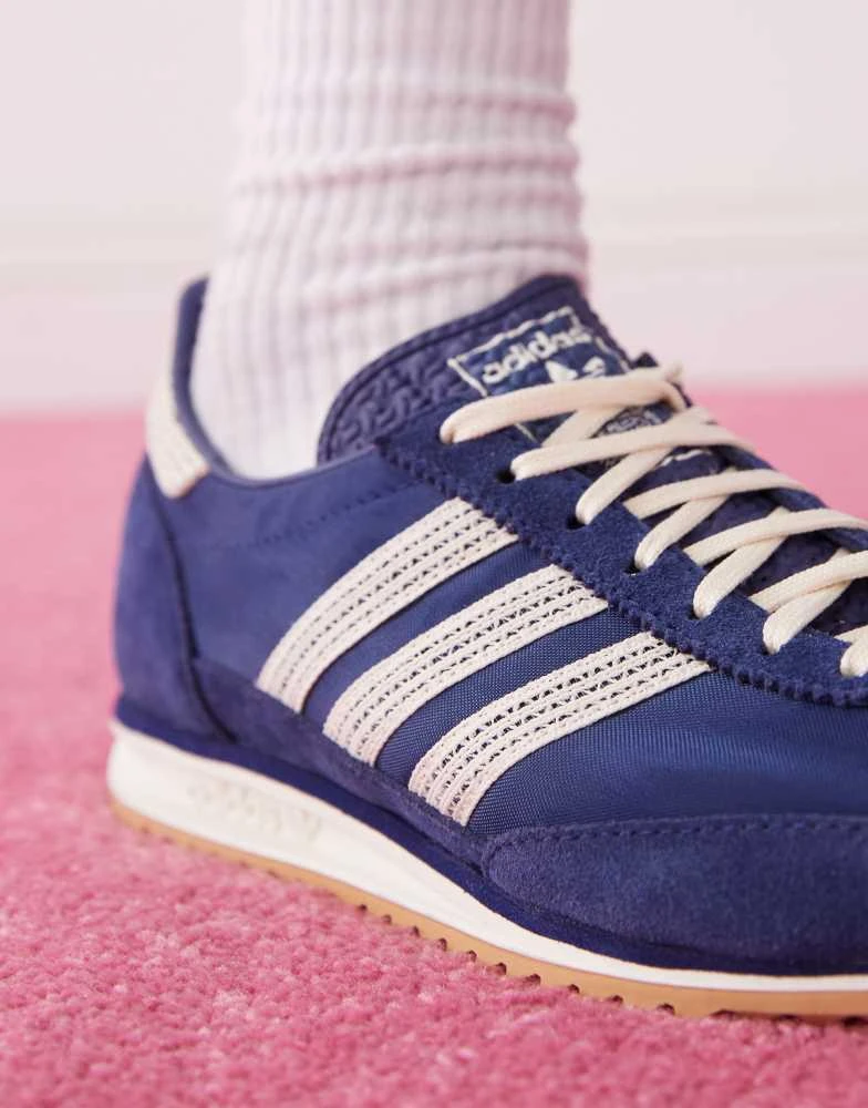 Adidas adidas Originals SL 72 OG crochet navy and white 4