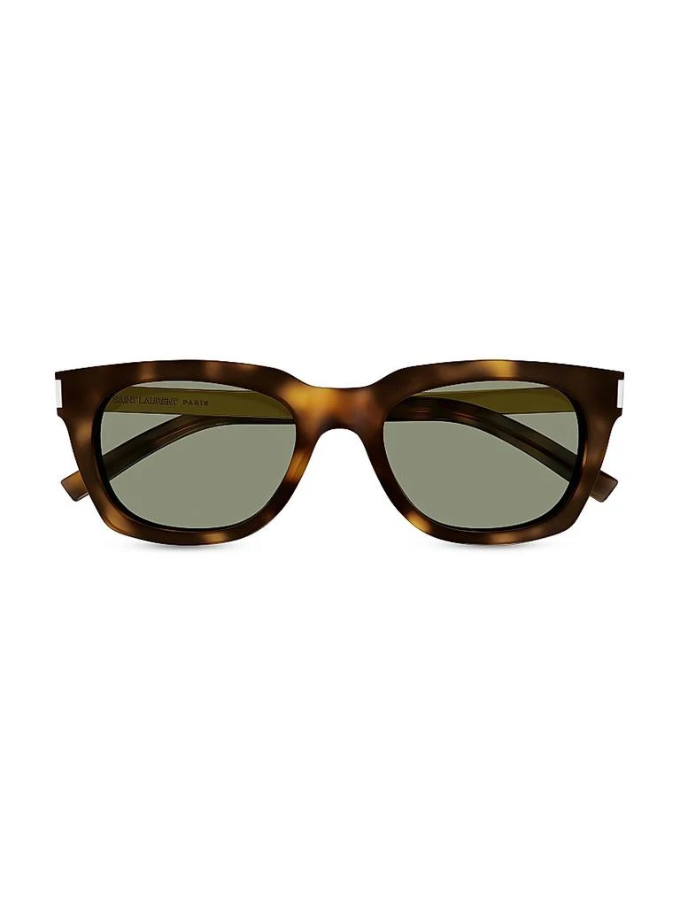 Yves Saint Laurent Combi Corner Angle Bold 53MM Rectangular Sunglasses 1