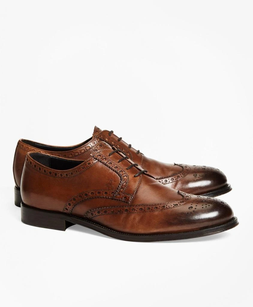 Brooks Brothers 1818 Footwear Leather Wingtips 1