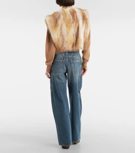 Isabel Marant Alexina faux fur vest 3