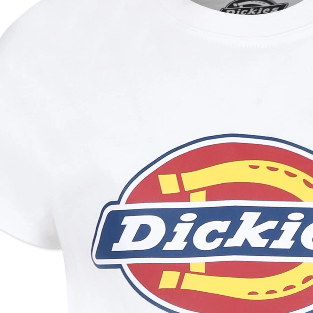 DICKIES White T-shirt Fo Boy With Logo 3