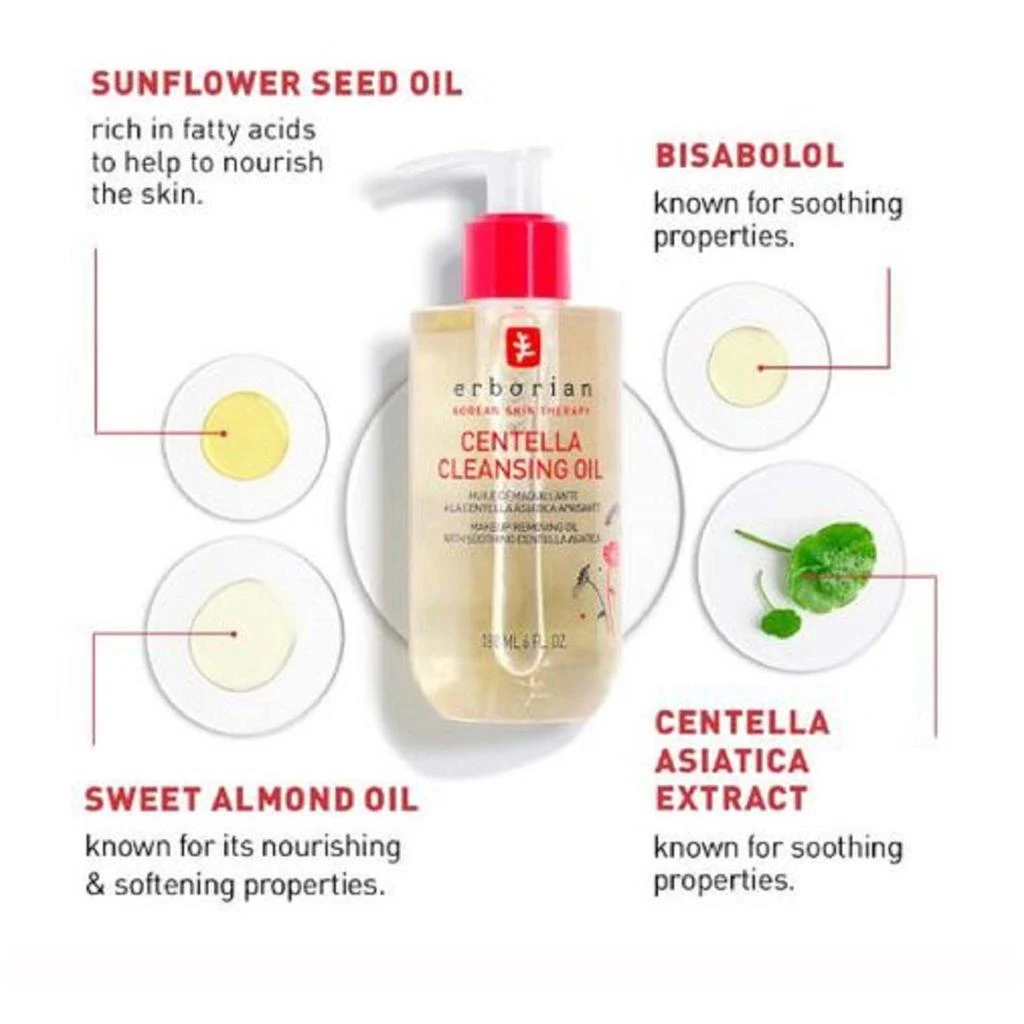 erborian Erborian Centella Cleansing Oil - 180ml 3