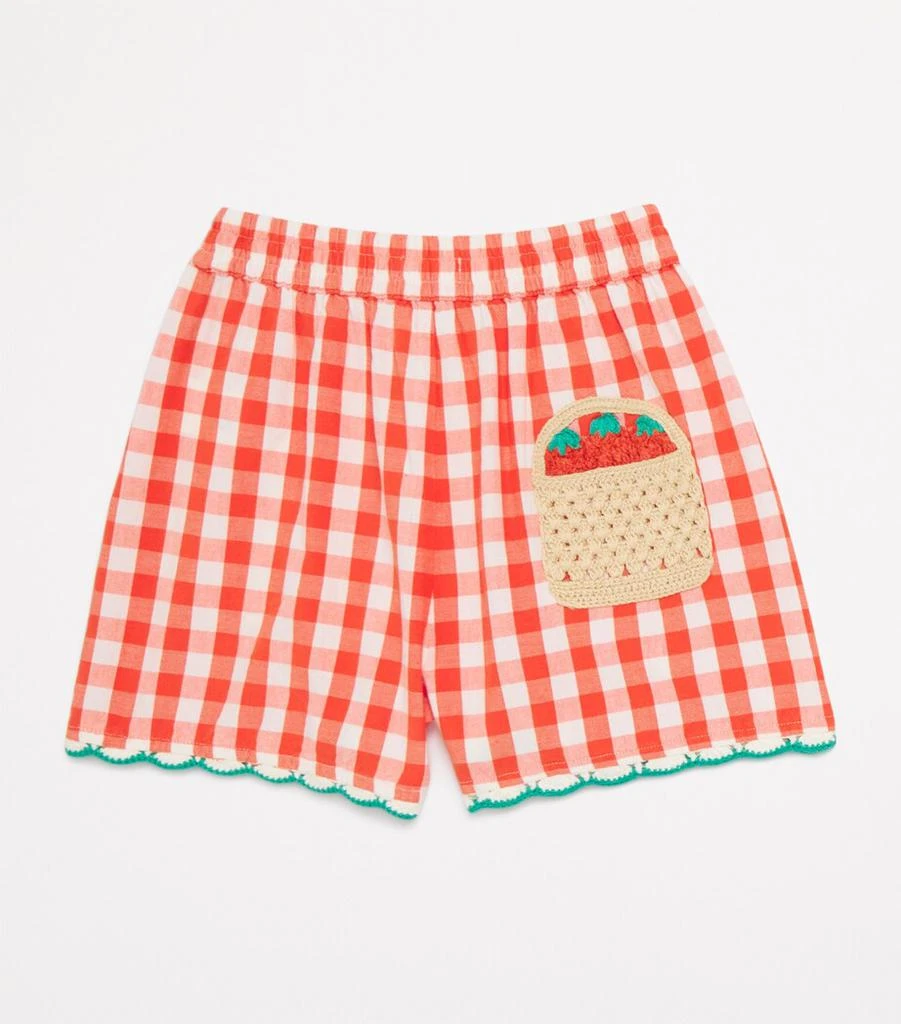 Stella McCartney Cotton Poplin Gingham Shorts (3-14+ Years) 2