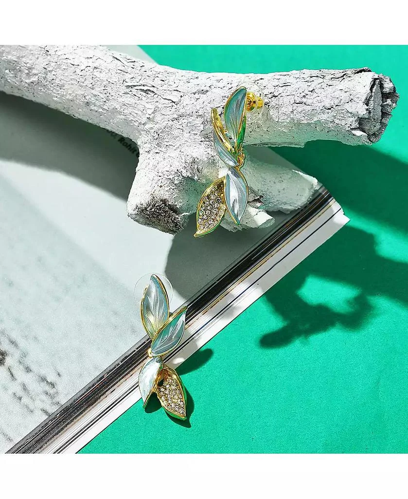 SOHI Women
s Gold Plated Designer Drop Earrings 3