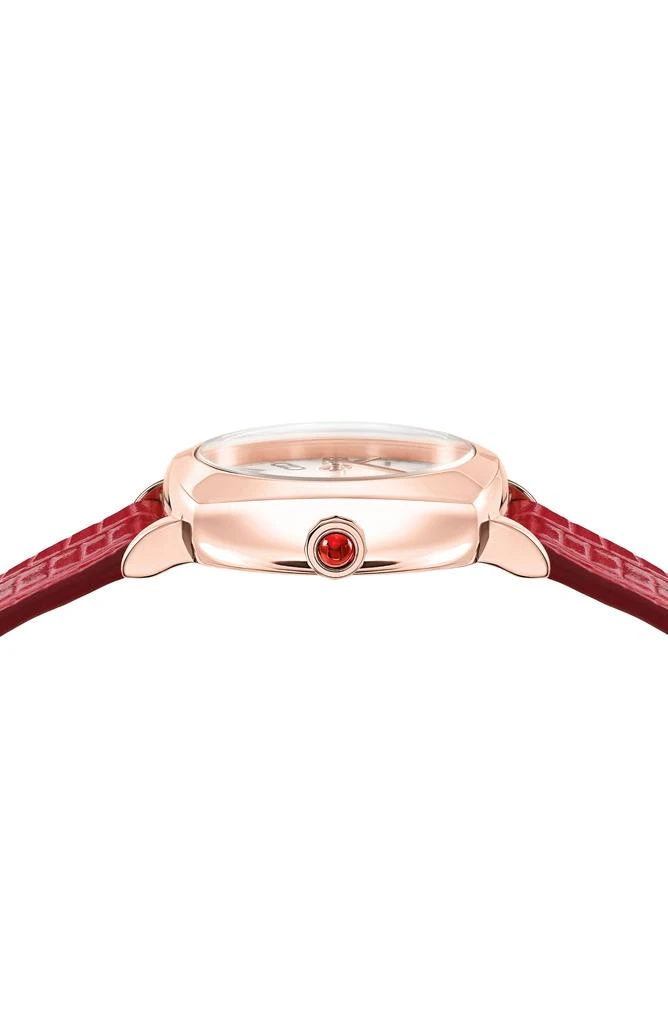 Salvatore Ferragamo Ferragamo Soft Square Leather Watch 2