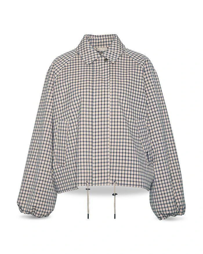 Barbour Check Charlene Zip Front Jacket 7