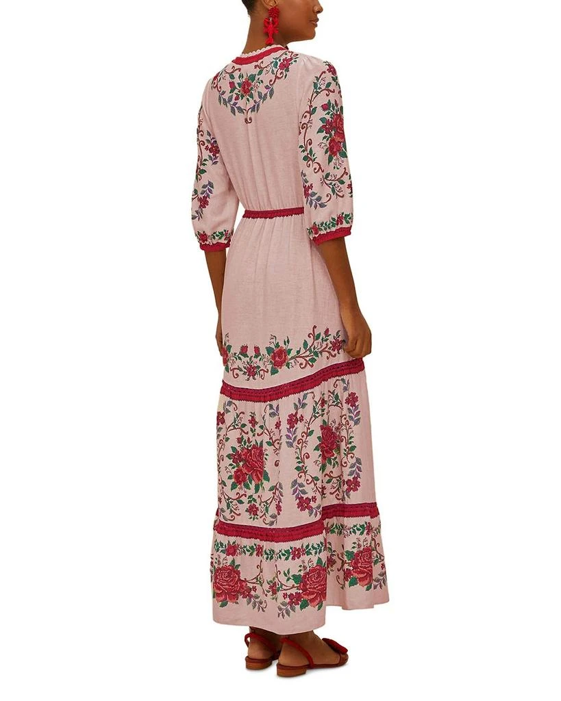 Farm Rio Flower Tapestry Maxi Dress 2