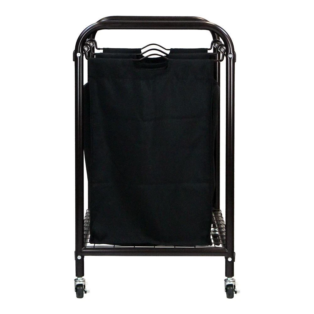 Oceanstar 2-Bag Rolling Laundry Sorter 3