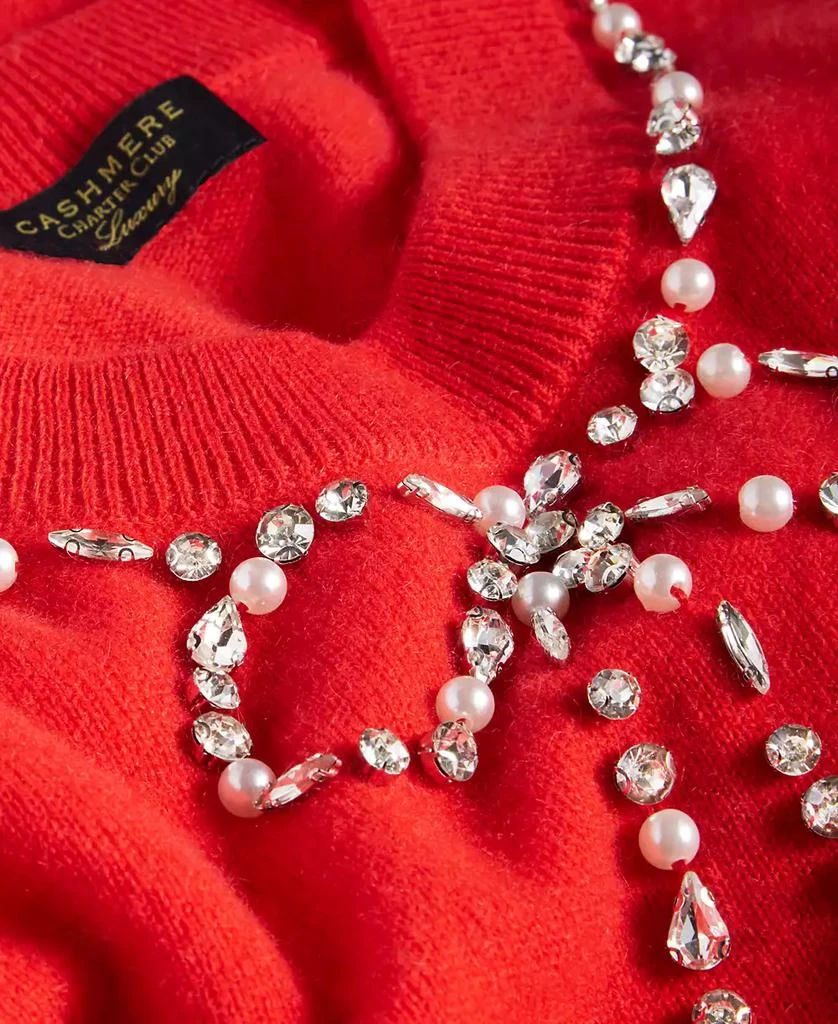 Charter Club Women
s Embellished Bow Sweater, Macy
s Exclusive 6