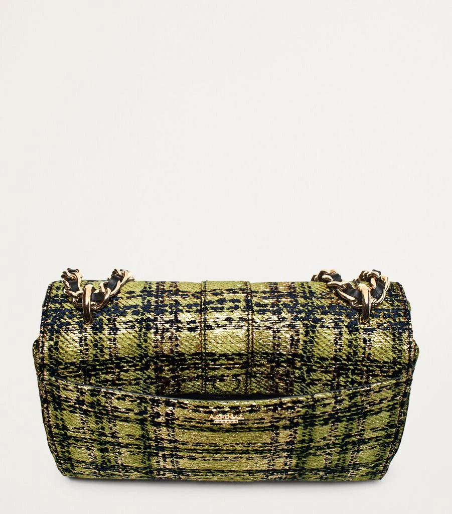 Aspinal of London Large Tweed Lottie Bag 4