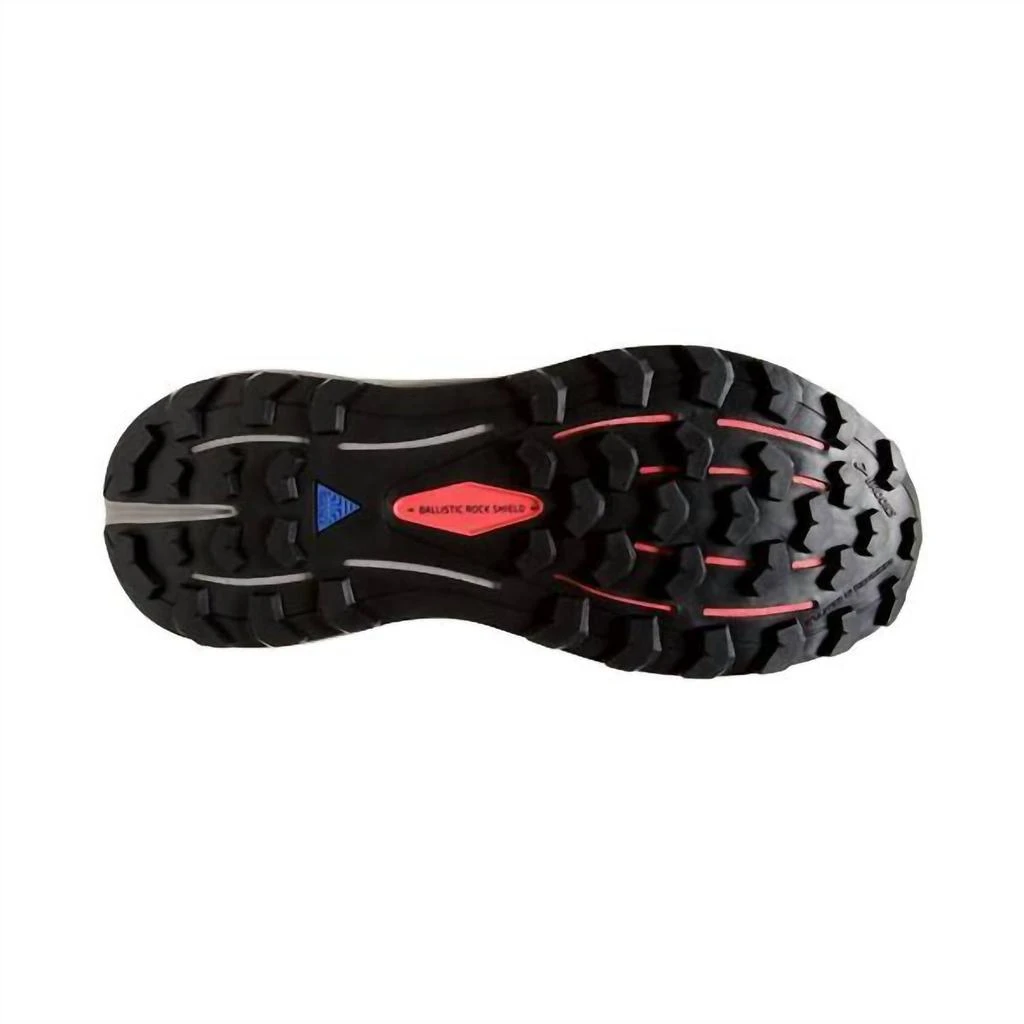 Brooks Women Cascadia 16 Gtx Trail Running Shoes - Medium In Black/black Pearl/coral 5