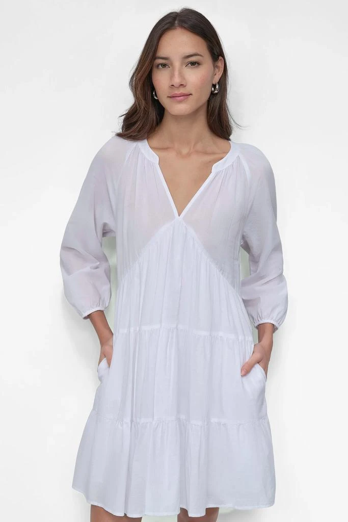 DKNY RAGLAN SLEEVE TIERED 4