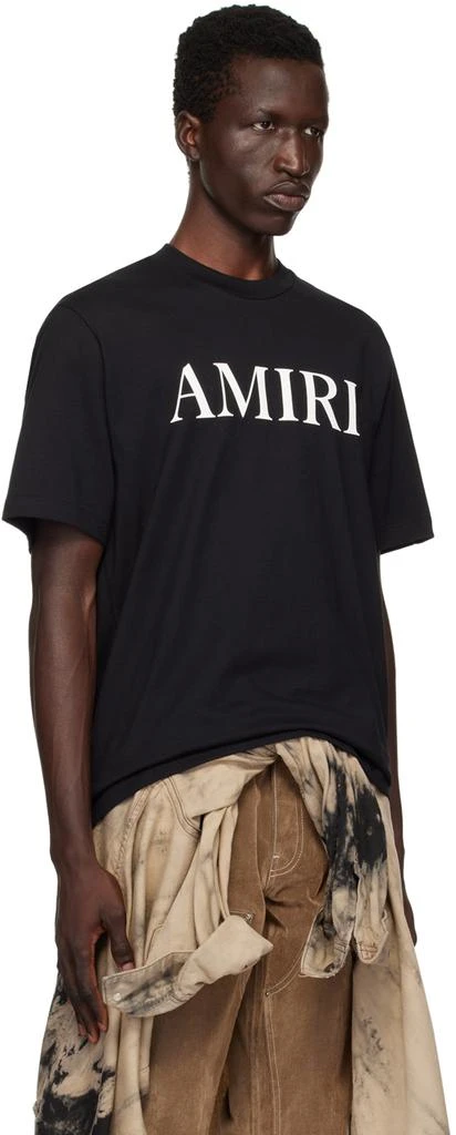 AMIRI Black Bonded-Logo T-Shirt 2