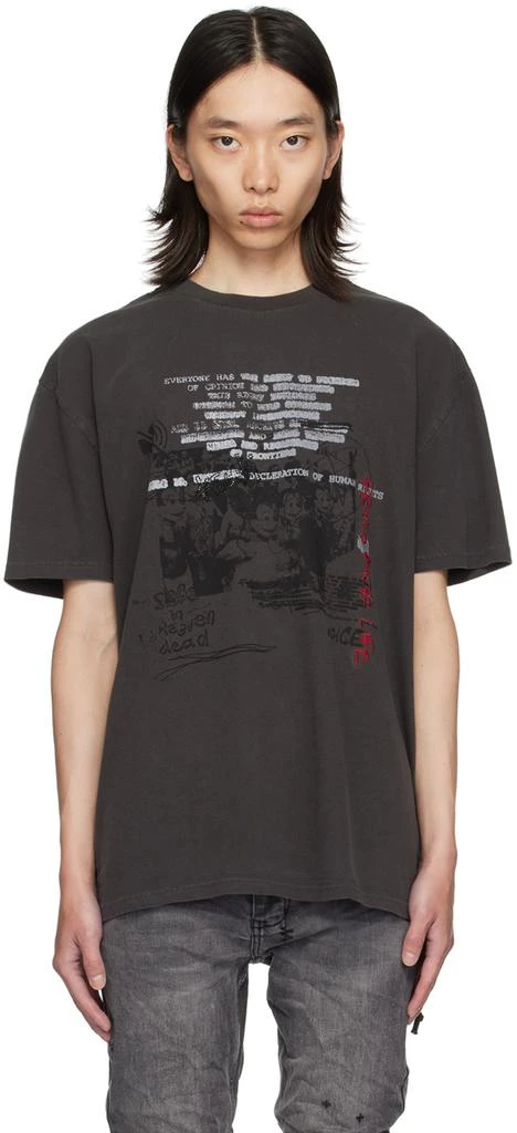 Ksubi Black Silenced T-Shirt 1