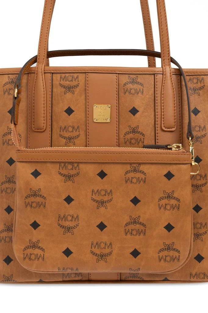 MCM MCM Allover Logo Printed Shopper Bag 5