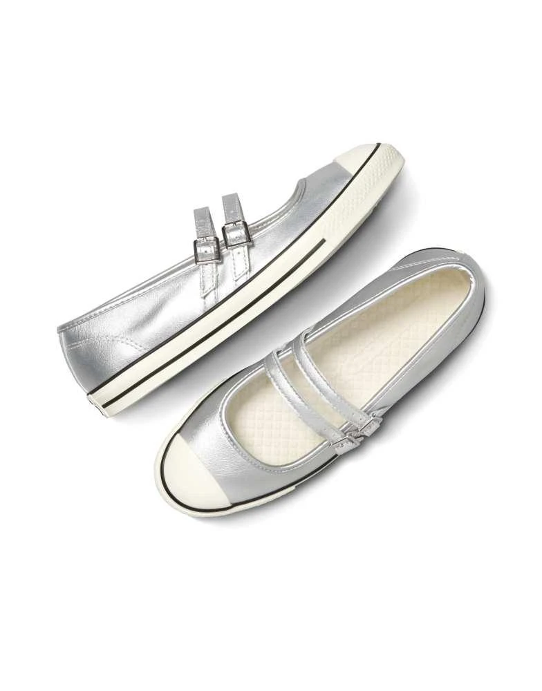 Converse Converse Chuck Taylor All Star Dainty Mary Jane Ox in silver 3