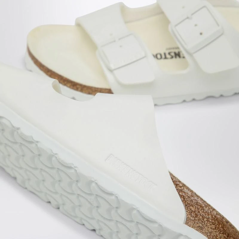 Birkenstock White Arizona Birko-Flor slide 5