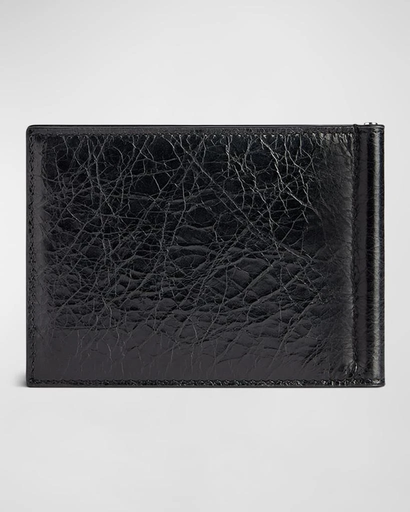 Balenciaga Men's Monaco Bifold Card Holder with Bill Clip 2