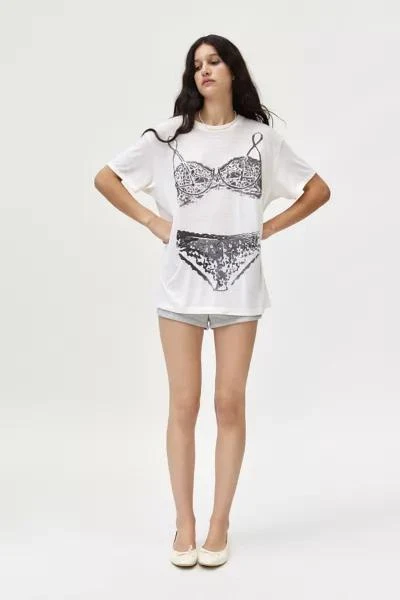 Silence + Noise Silence + Noise Burnout Undies Graphic T-Shirt Dress 3