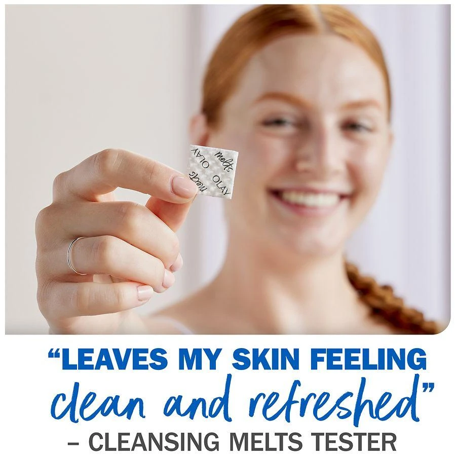 Olay + Hyaluronic, Water-Activated Daily Facial Cleanser Dissolving Pads No Scent 3