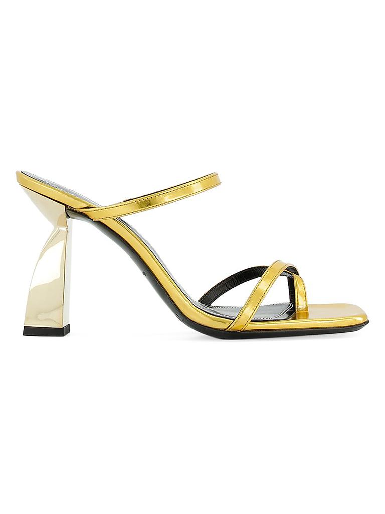 【関税込み】Bulla Chibi Sandals - Nodaleto - White - Leather Nodaleto Bulla Chibi 110mm Platform Sandals In Weiss | ModeSens