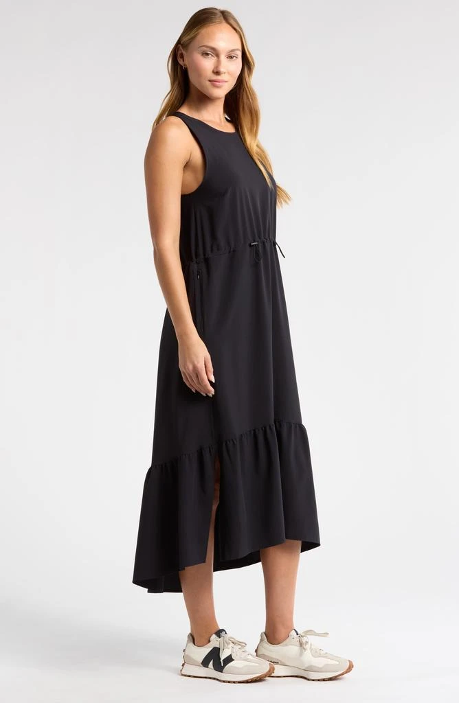 Zella Pursuit Tiered Midi Dress 4