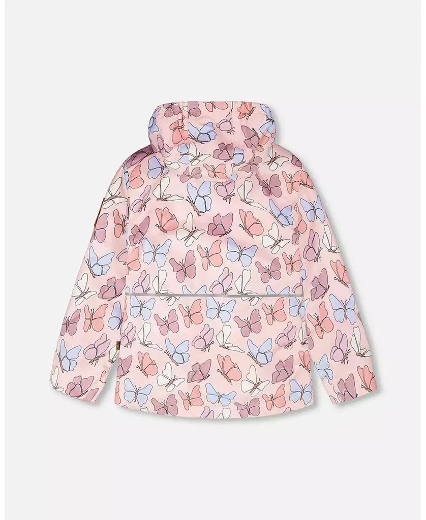 Deux par Deux Big Girls 4-16 3 in 1 Mid Season Two Piece Outerwear Set with Butterfly Print 3