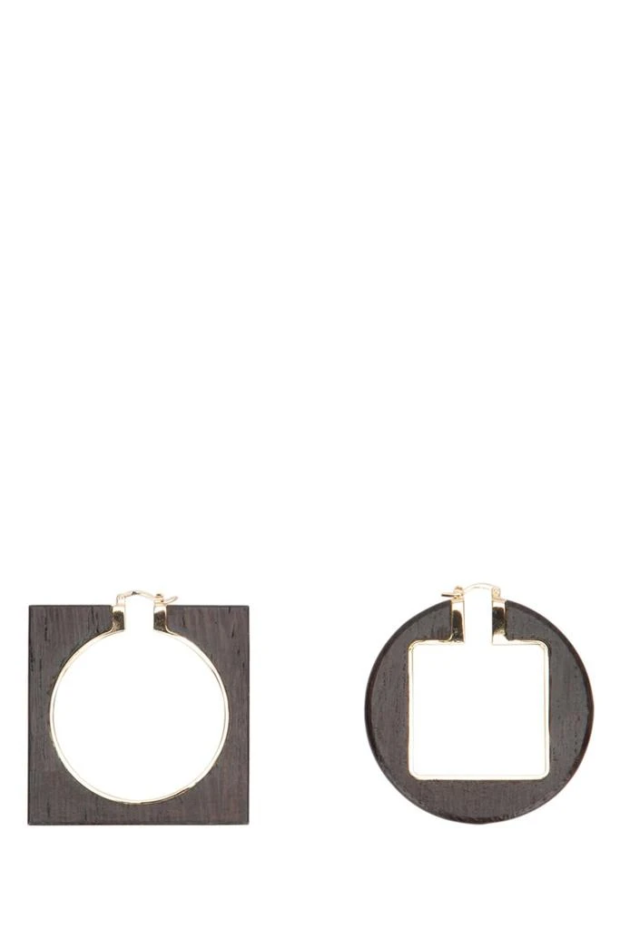 Jacquemus The Rond Carré Hoops Earrings 1