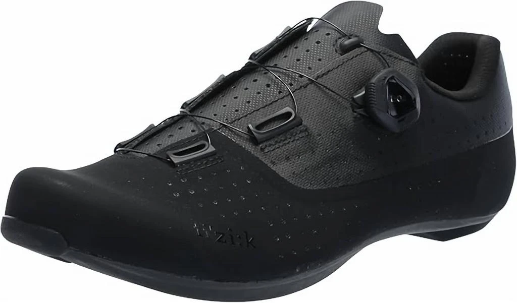 Fizik Unisex Tempo Overcurve R4 Wide Athletic Shoe In Black/black 2