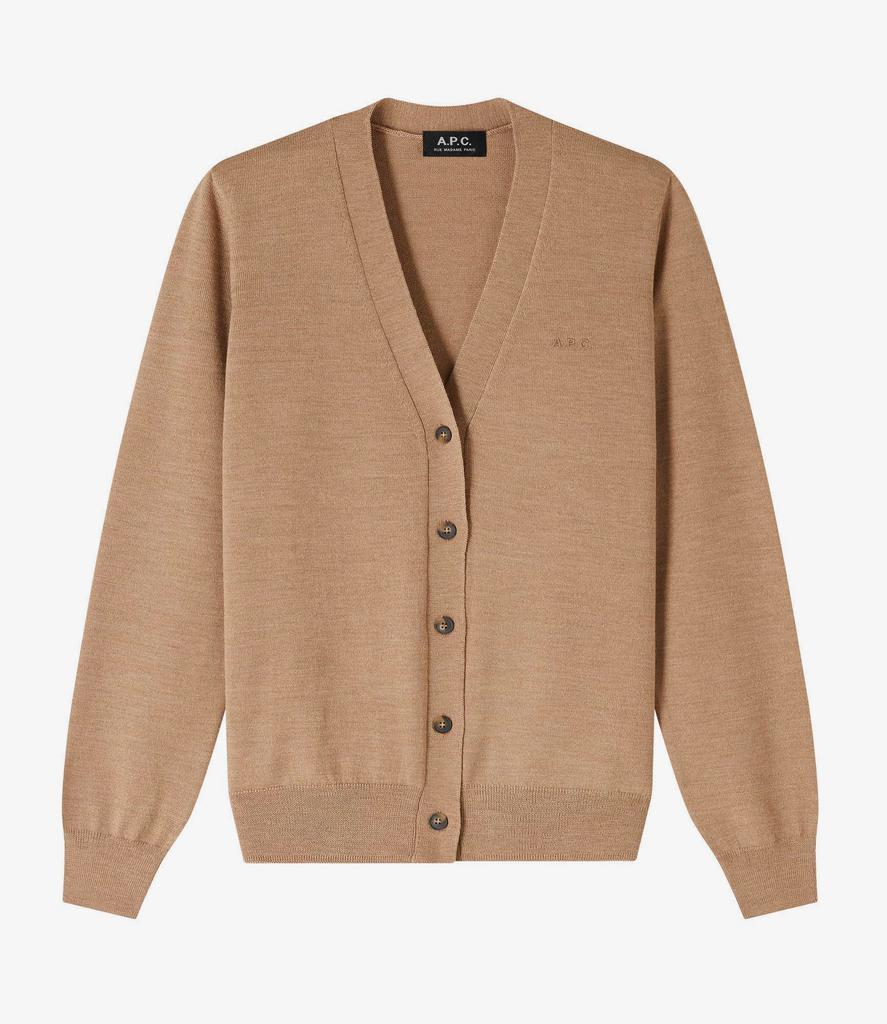 A.P.C. Salomé Logo cardigan