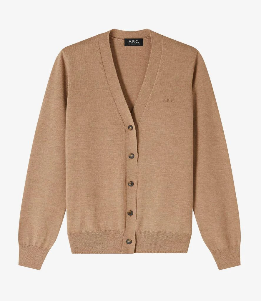 A.P.C. Salomé Logo cardigan 2