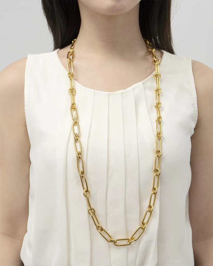 BEN-AMUN Long Gold Link Chain Necklace 2