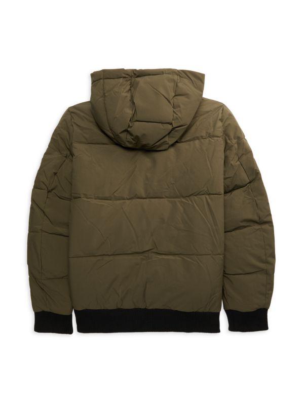 NOIZE Boy's Hooded Bomber Jacket
