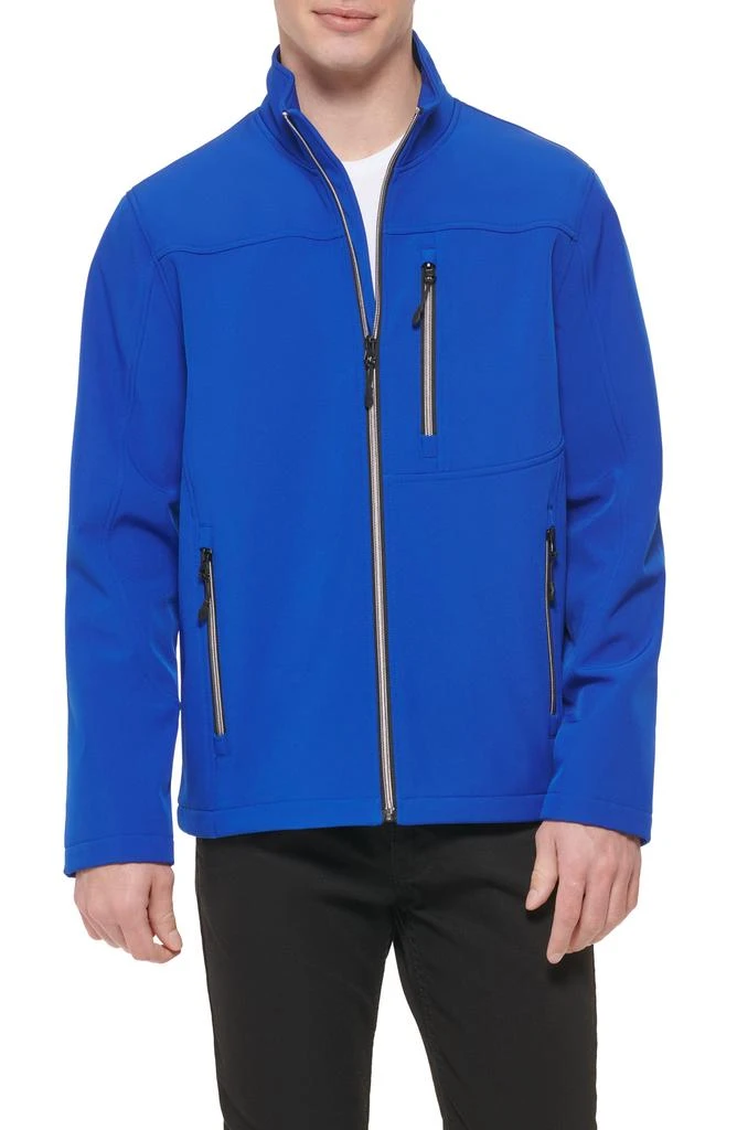 GUESS Stand Collar Softshell Rain Jacket 1