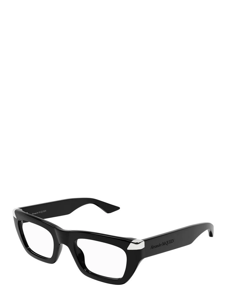 Alexander McQueen Eyewear Alexander McQueen Eyewear Rectangle Frame Glasses 2