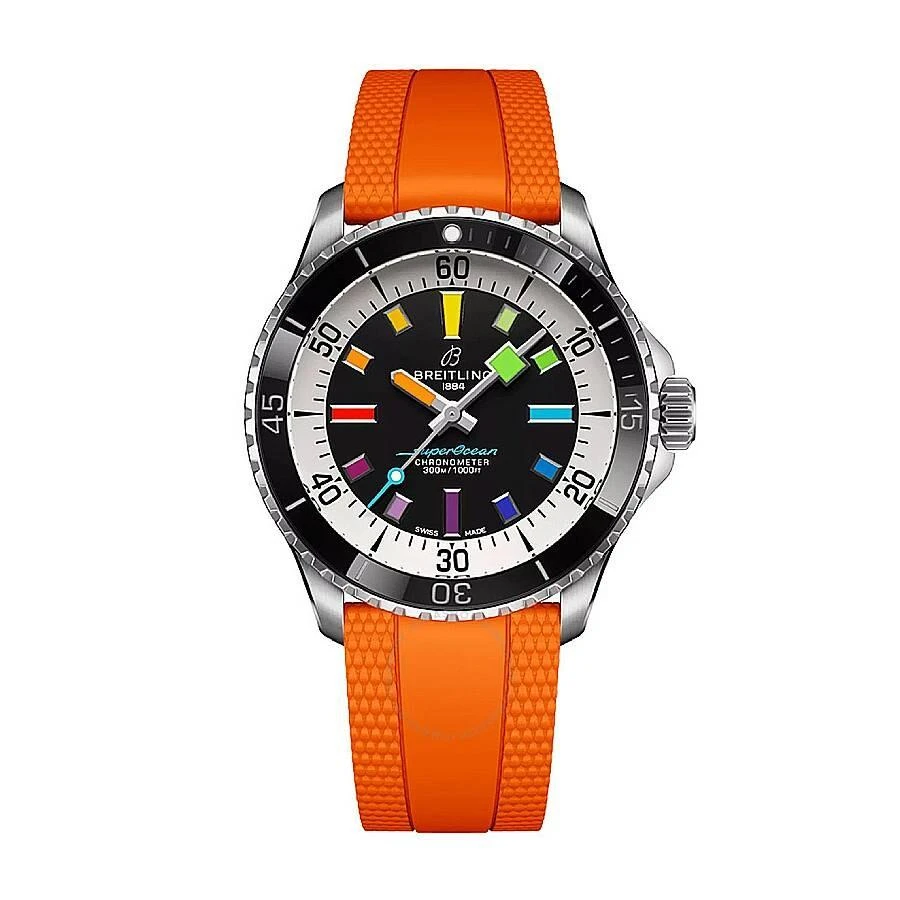 BREITLING Superocean Automatic Chronometer Black Dial Men's Watch A17375211B2S3 1